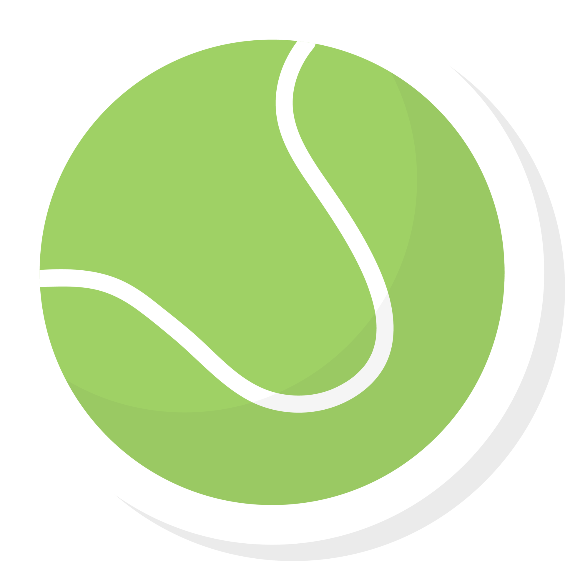 tennis ball stickers flat element, sports element stickers. 23639643 PNG