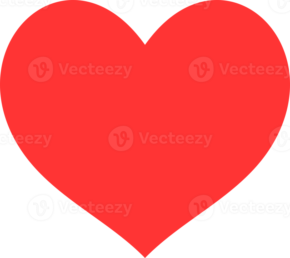 Red hearts for all occasions of love. png