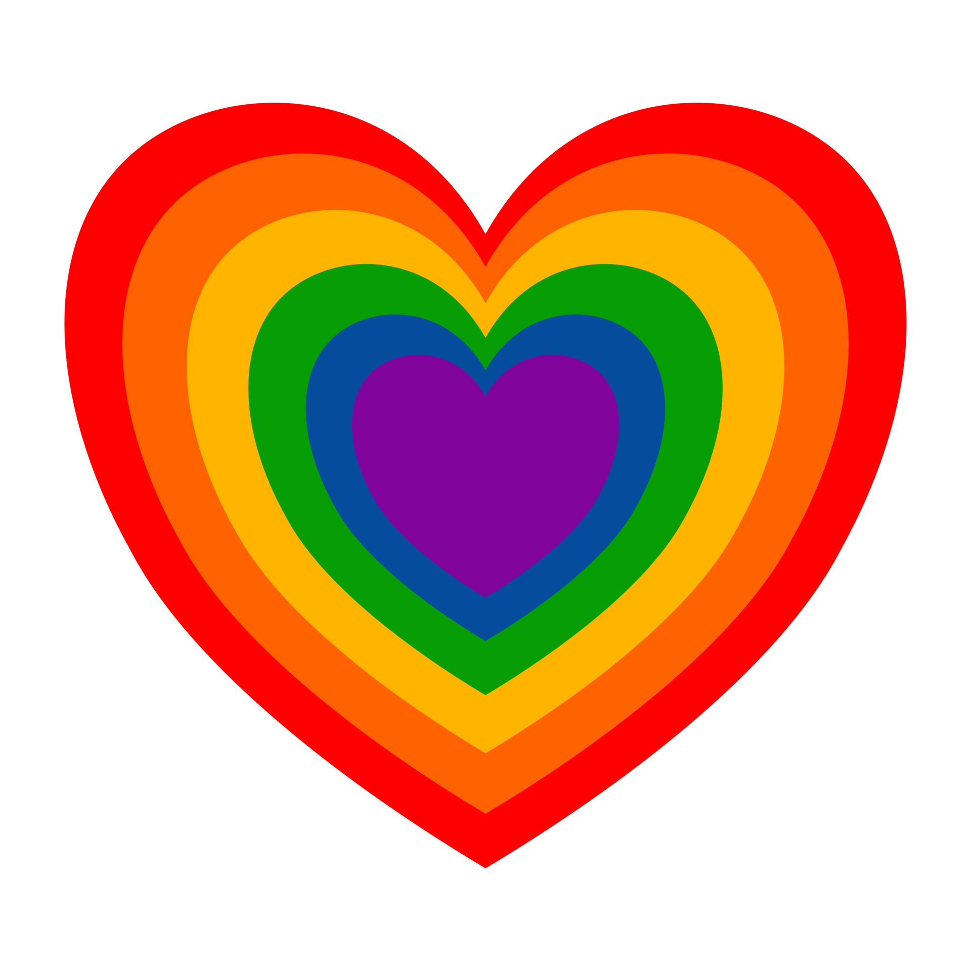 heart rainbow love symbol 23639806 PNG