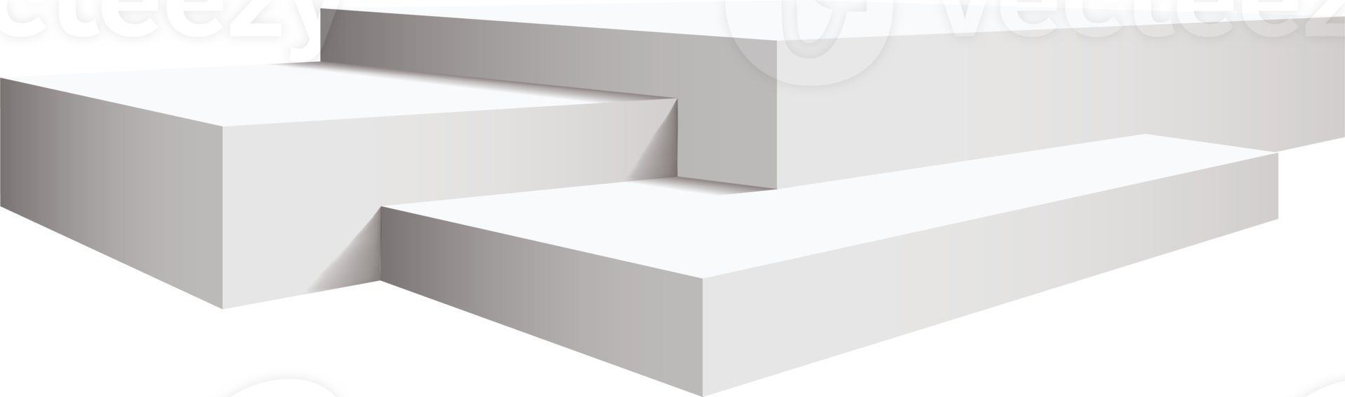 Podium isolated on a transparent background. 3d pedestal. PNG. png