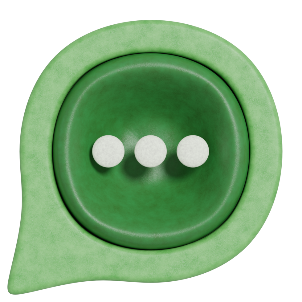 3d minimal speech bubble conversation.3D rendering illustration. png