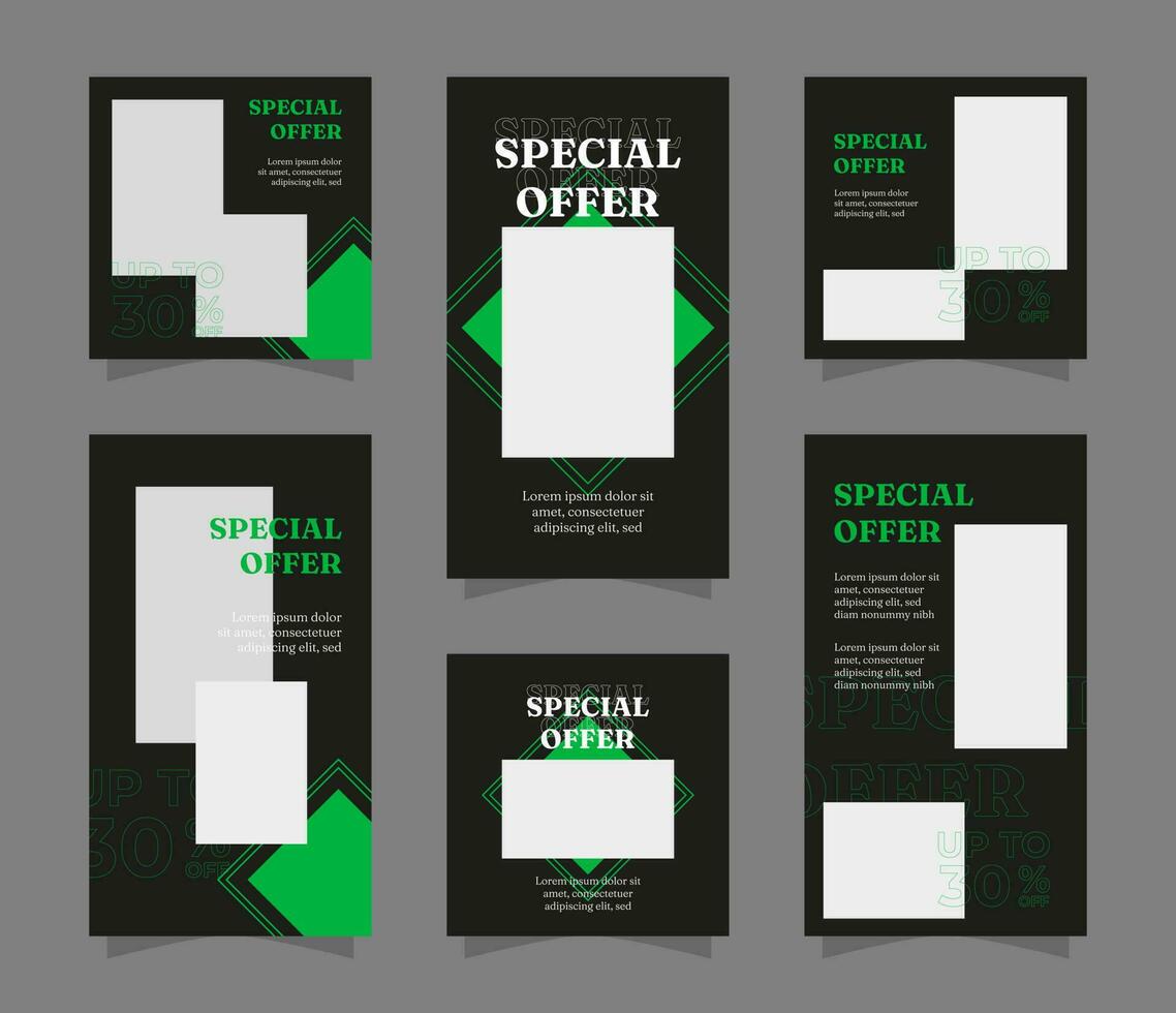 campaign poster for social media post template design eps 10 vector
