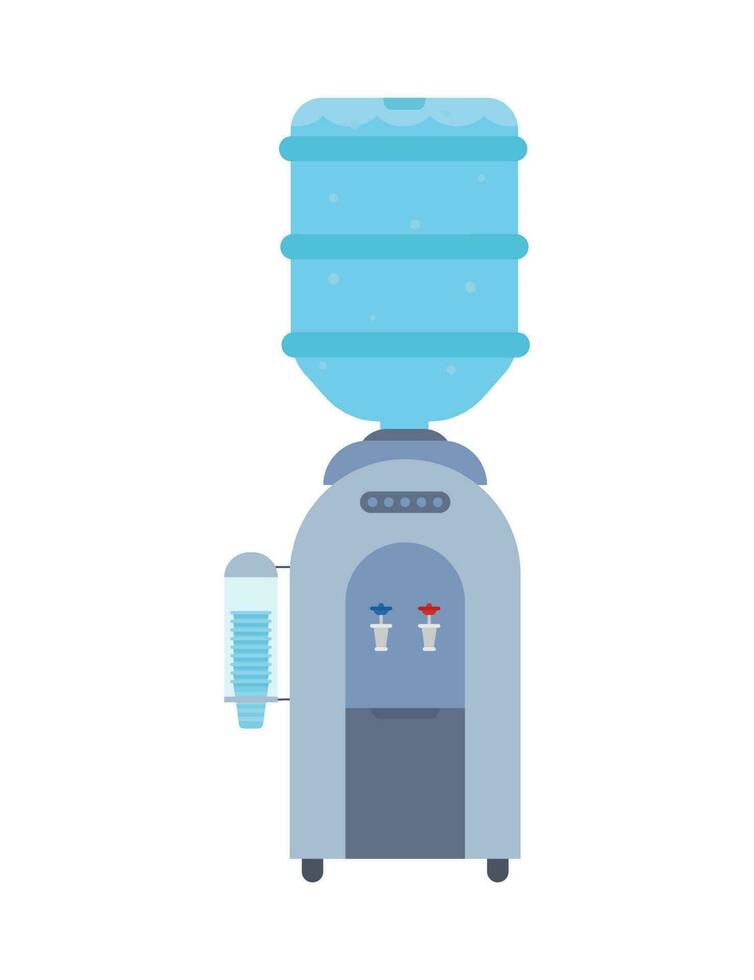 Water dispenser icon. Flat illustration of water dispenser vector icon for web design