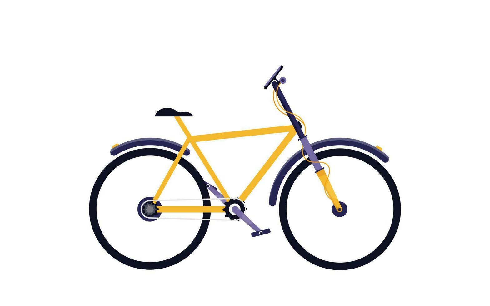 Track bike icon in flat color style. Bicycle racing road velodrome sport competition Olympic vector