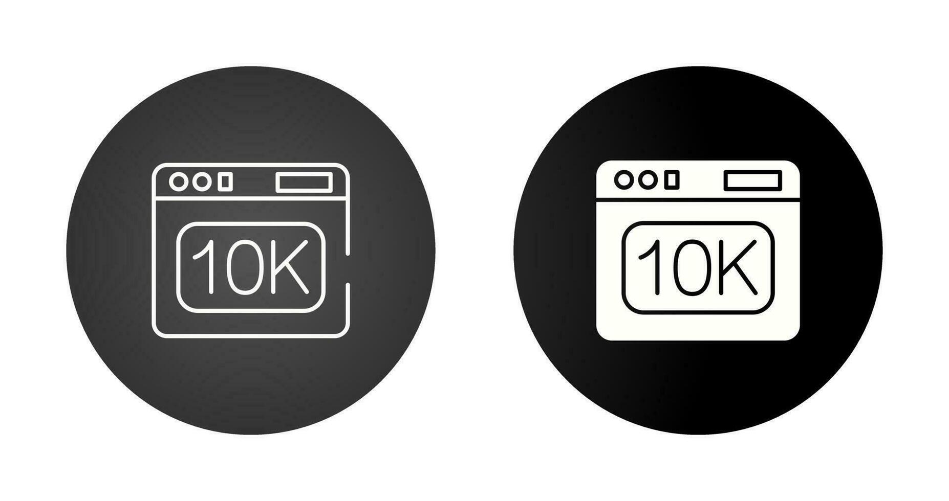 10k Vector Icon
