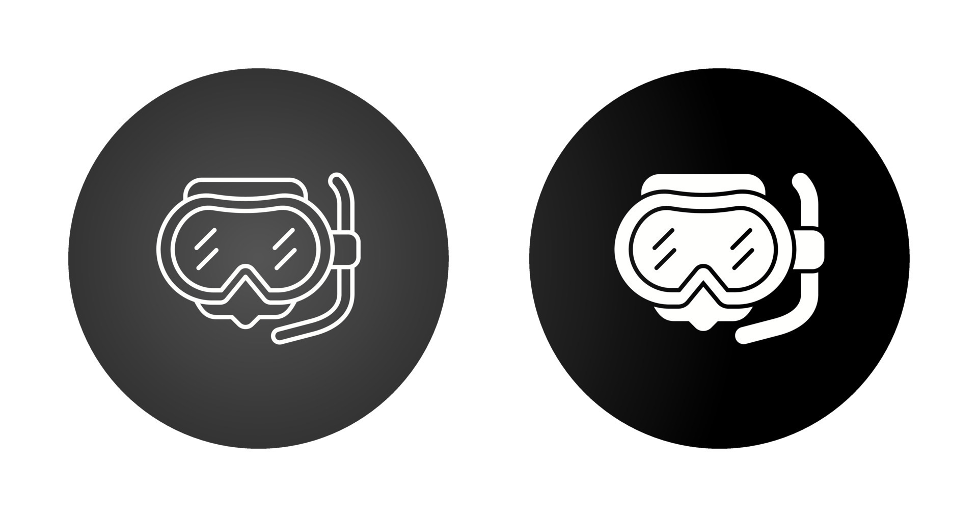 Diving Mask Vector Icon 23641876 Vector Art at Vecteezy