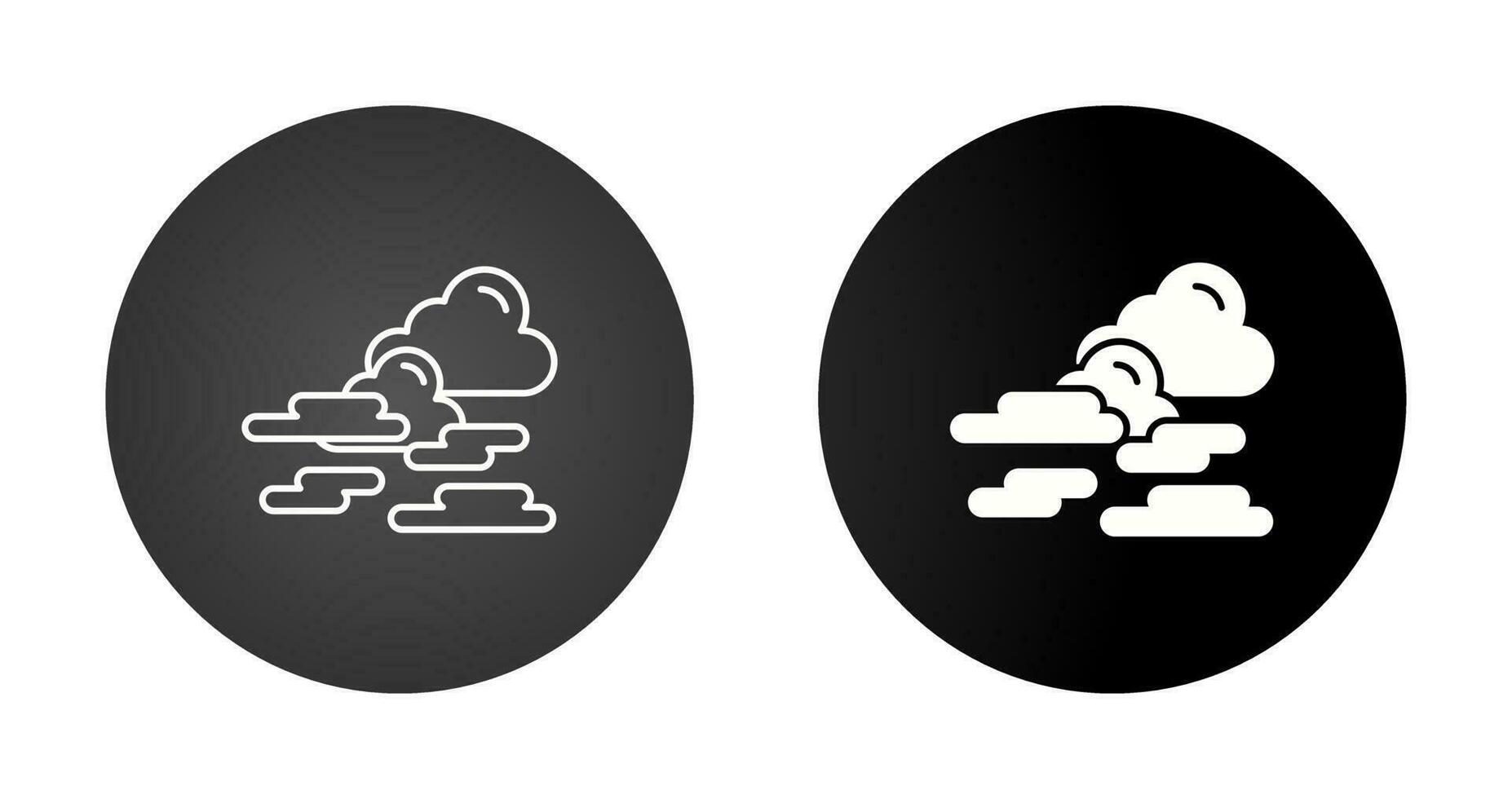 icono de vector de niebla