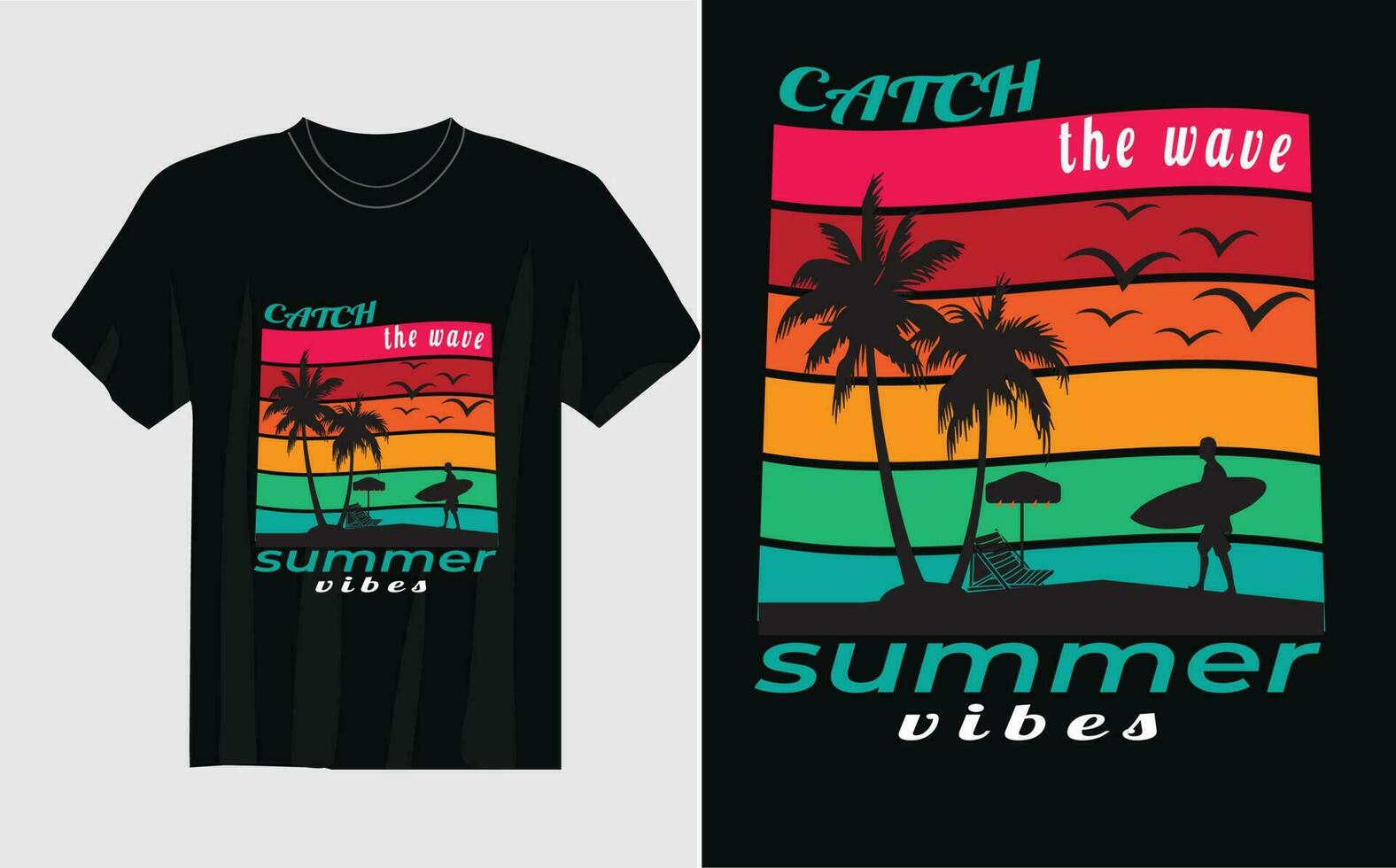 Summer Holidays vibes t-shirt and best t-shirt vector