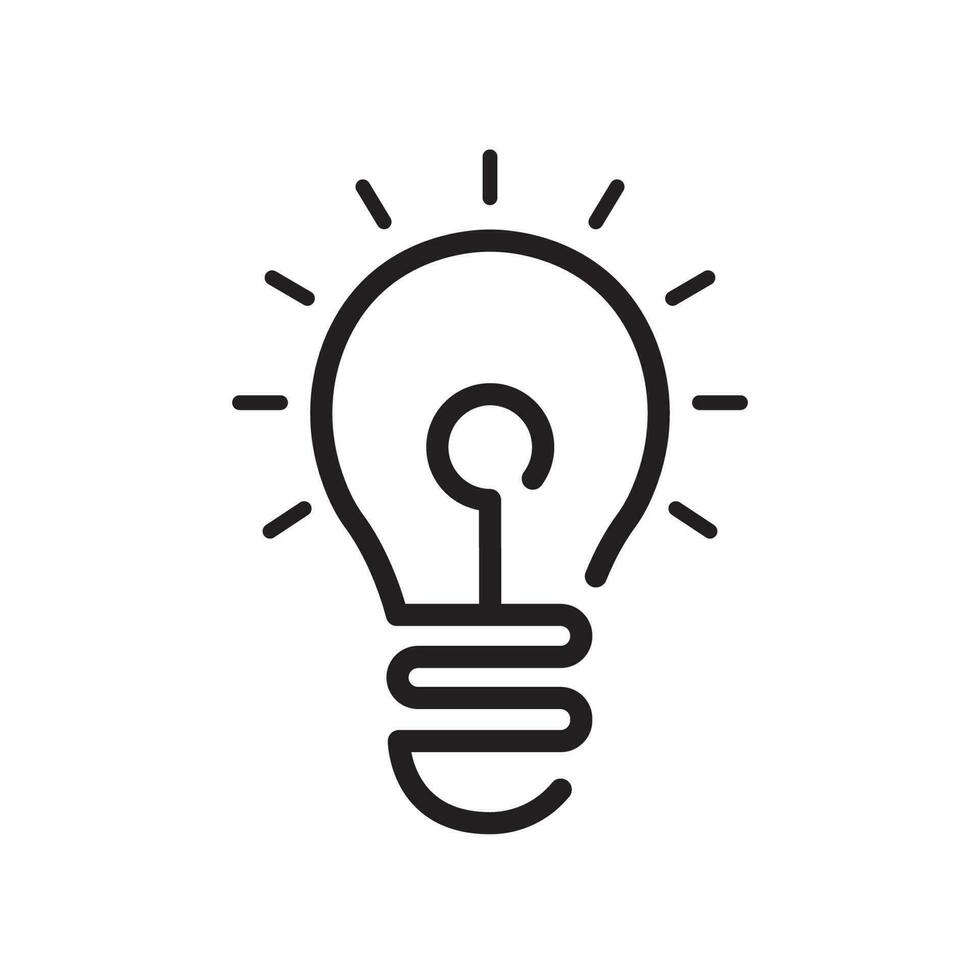bulb icon design vector template