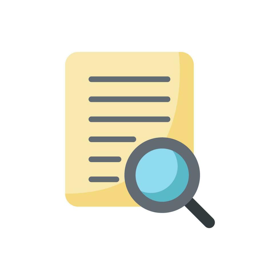 document search icon design vector template