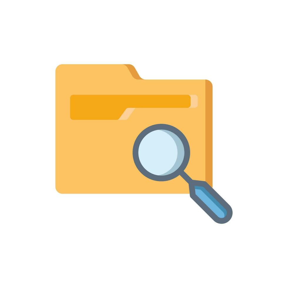 document search icon design vector template