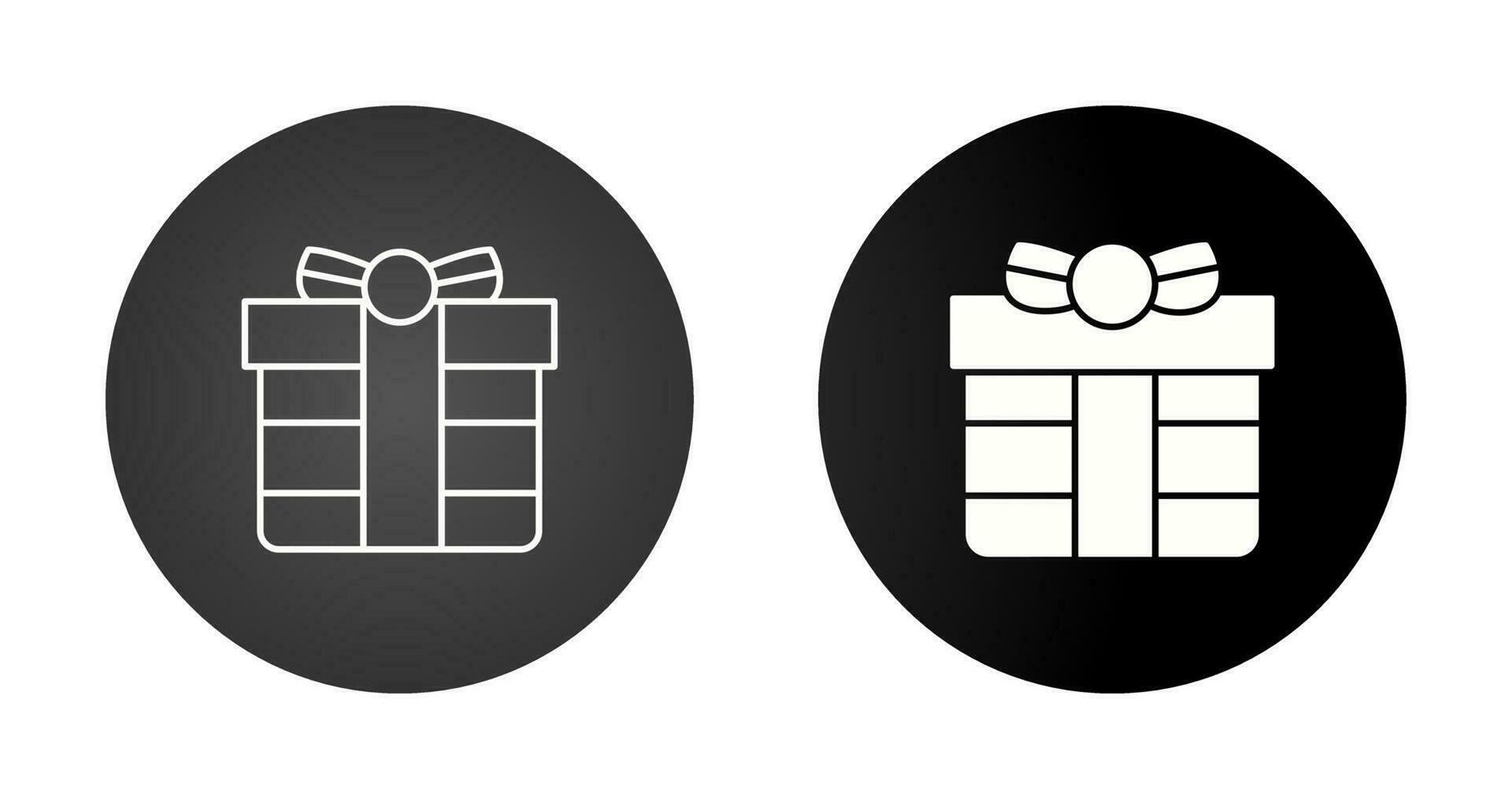 icono de vector de regalo