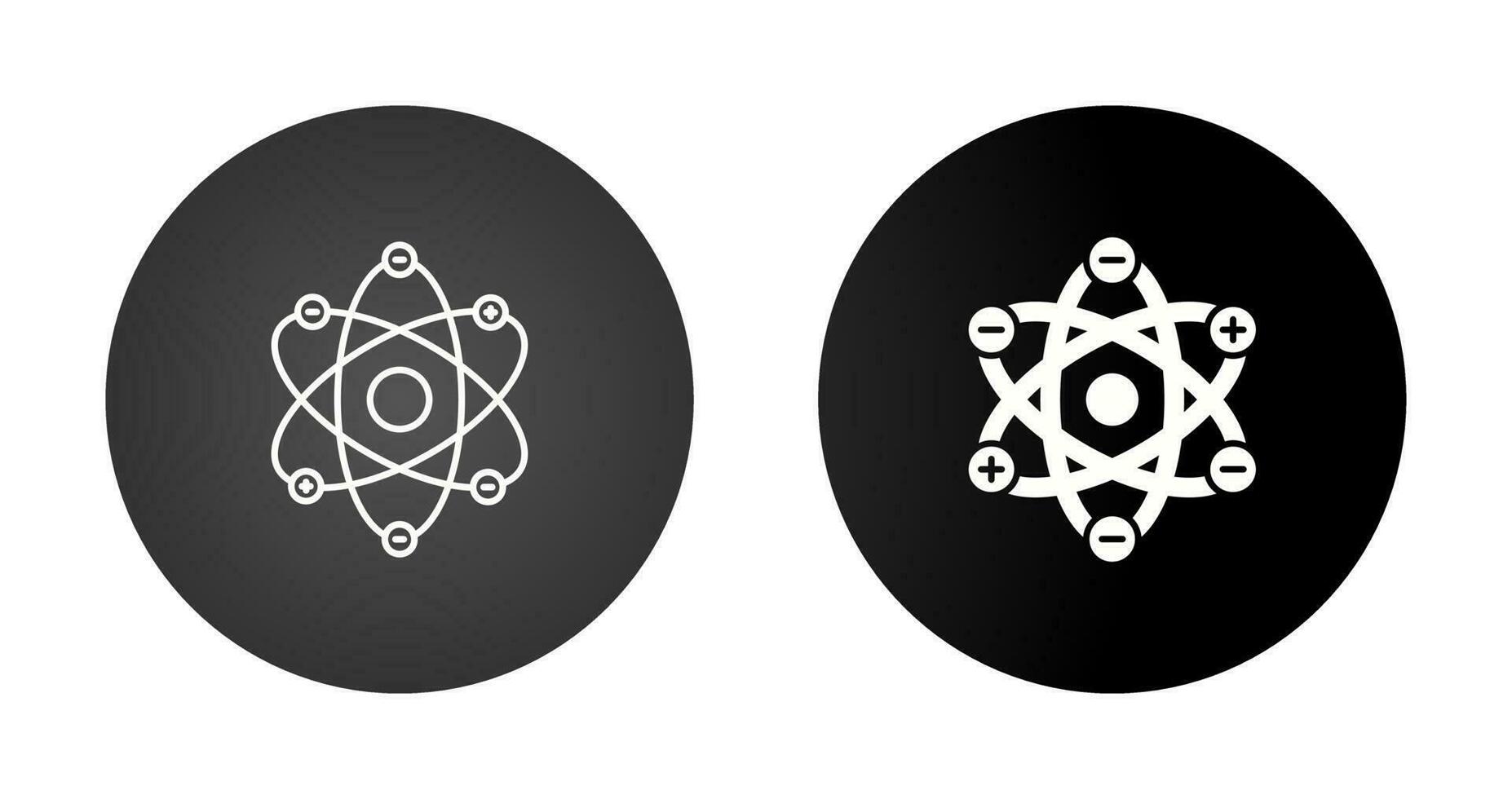 Atom Structure Vector Icon