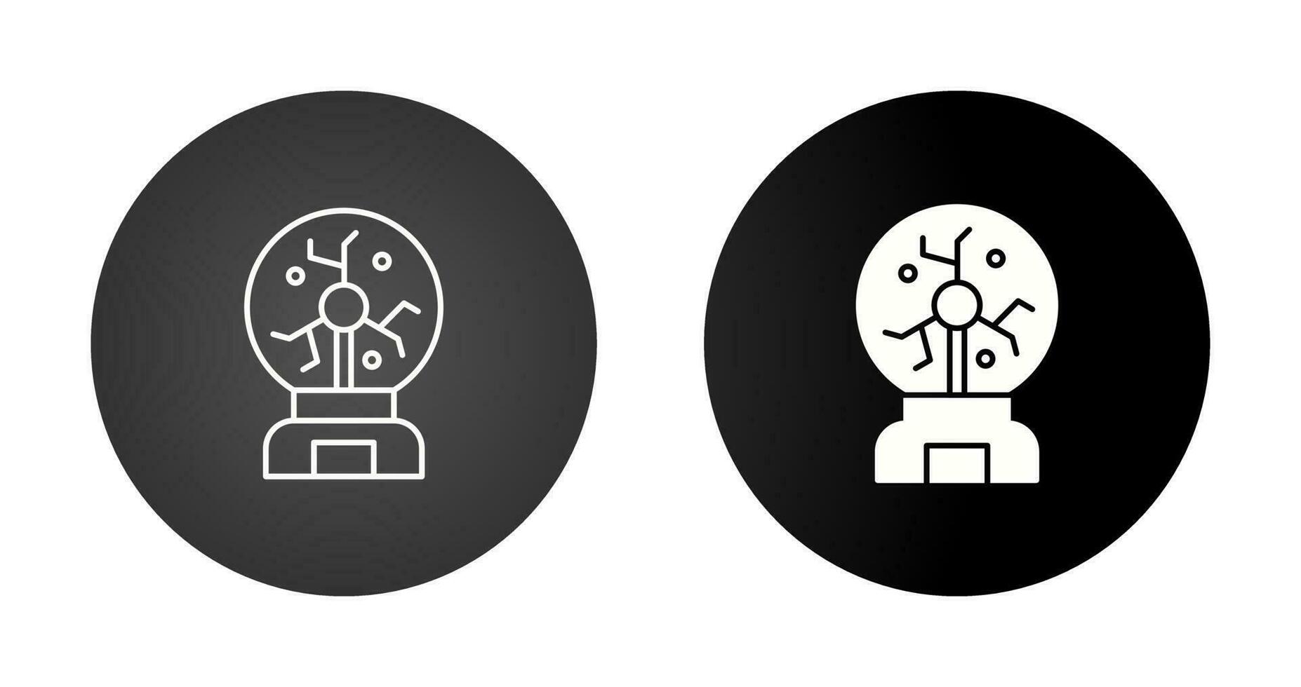 Plasma Ball Vector Icon