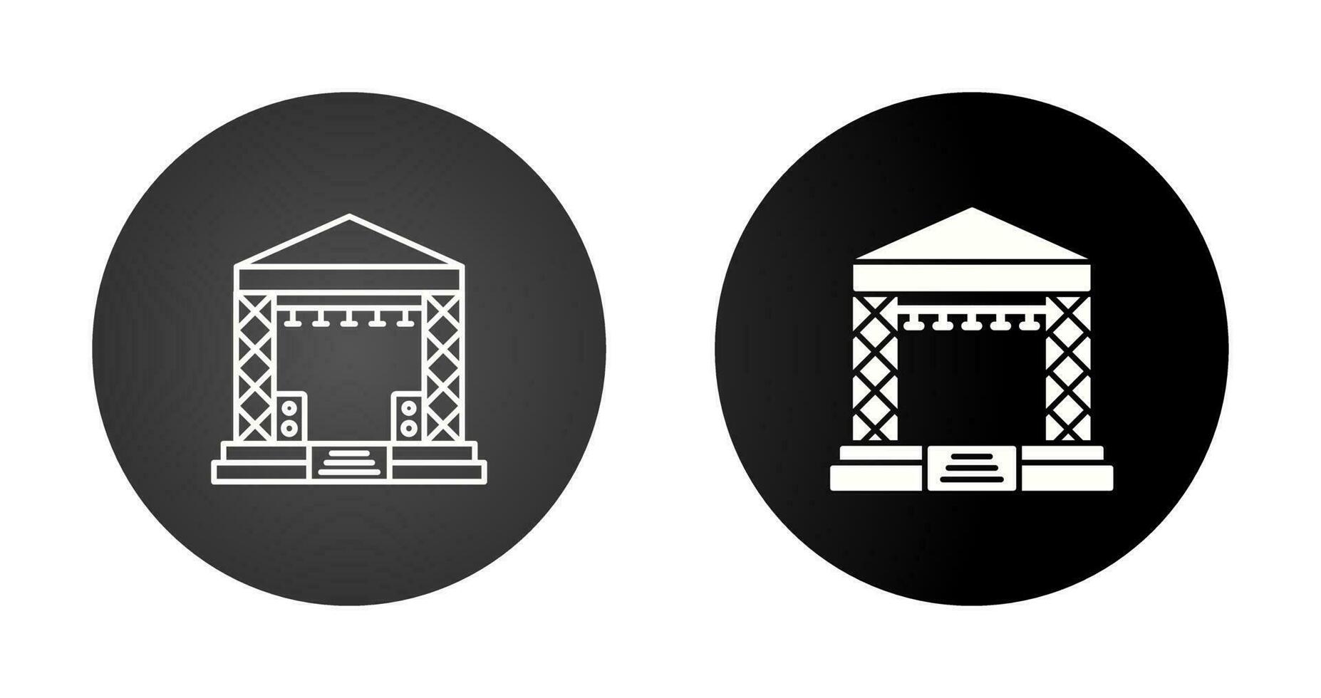 Stage Vector Icon