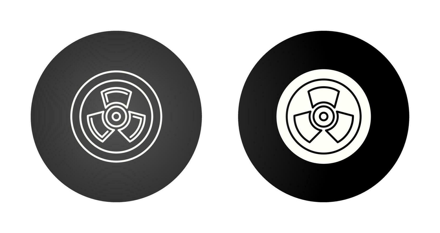 Nuclear Vector Icon