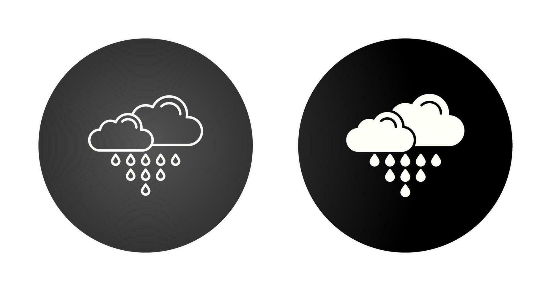 icono de vector de lluvia ácida