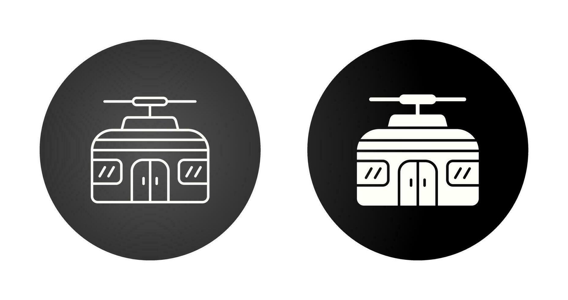 Cable Car Vector Icon