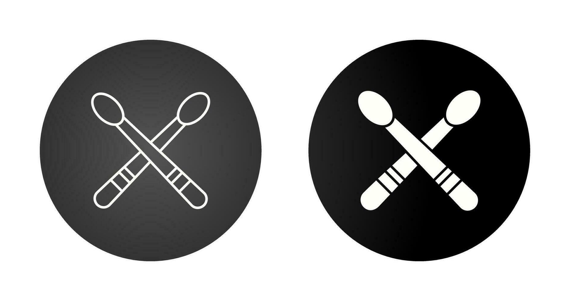 Drumsticks Vector Icon