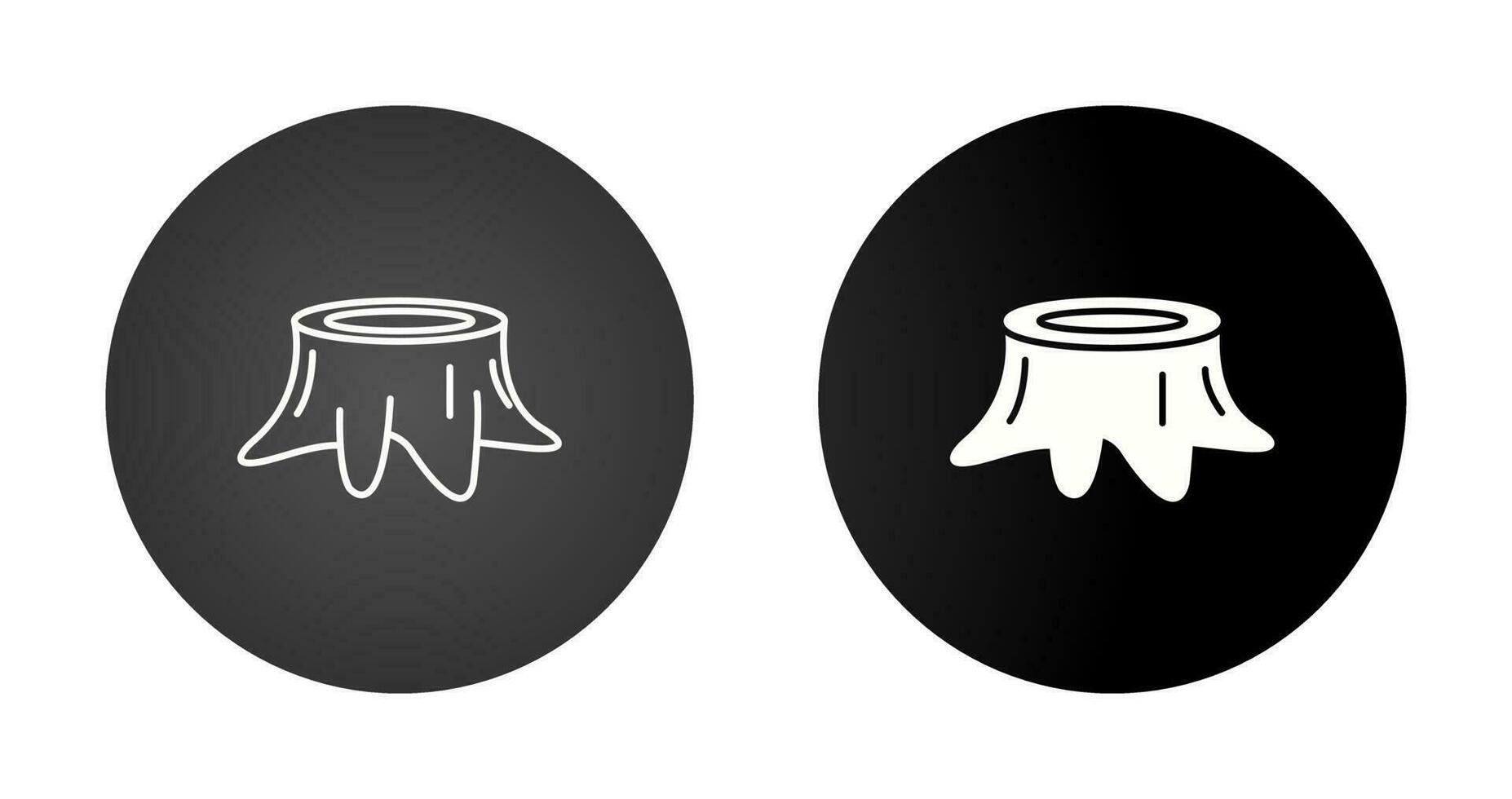 Stump Vector Icon
