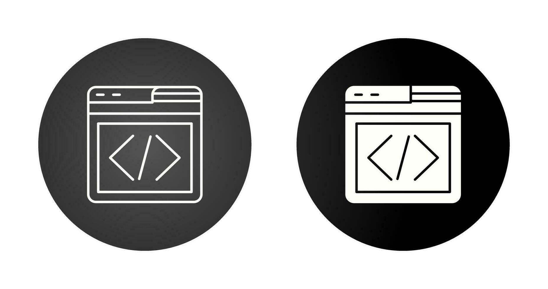 Web Programing Vector Icon