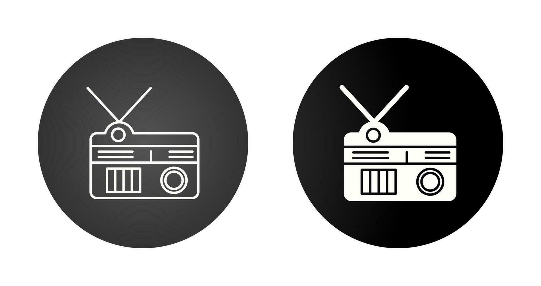 Radio Vector Icon