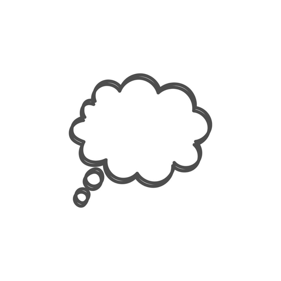 speech bubble and message simple icon vector