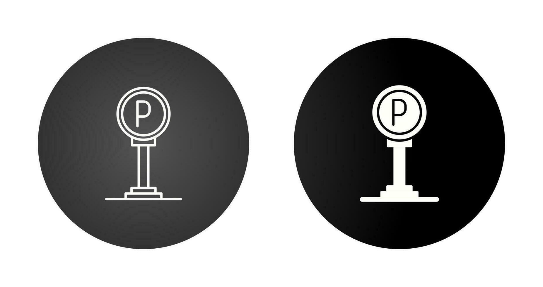 Parking Sign Vector Icon