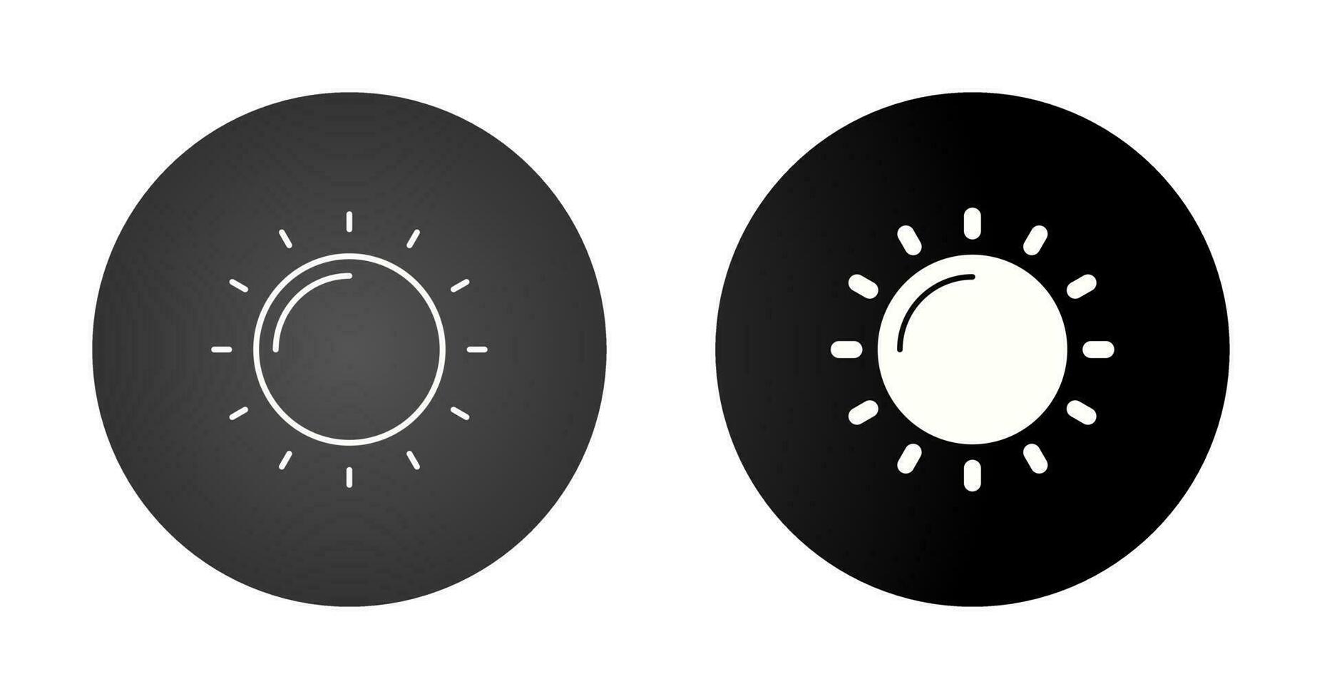 Sun Vector Icon
