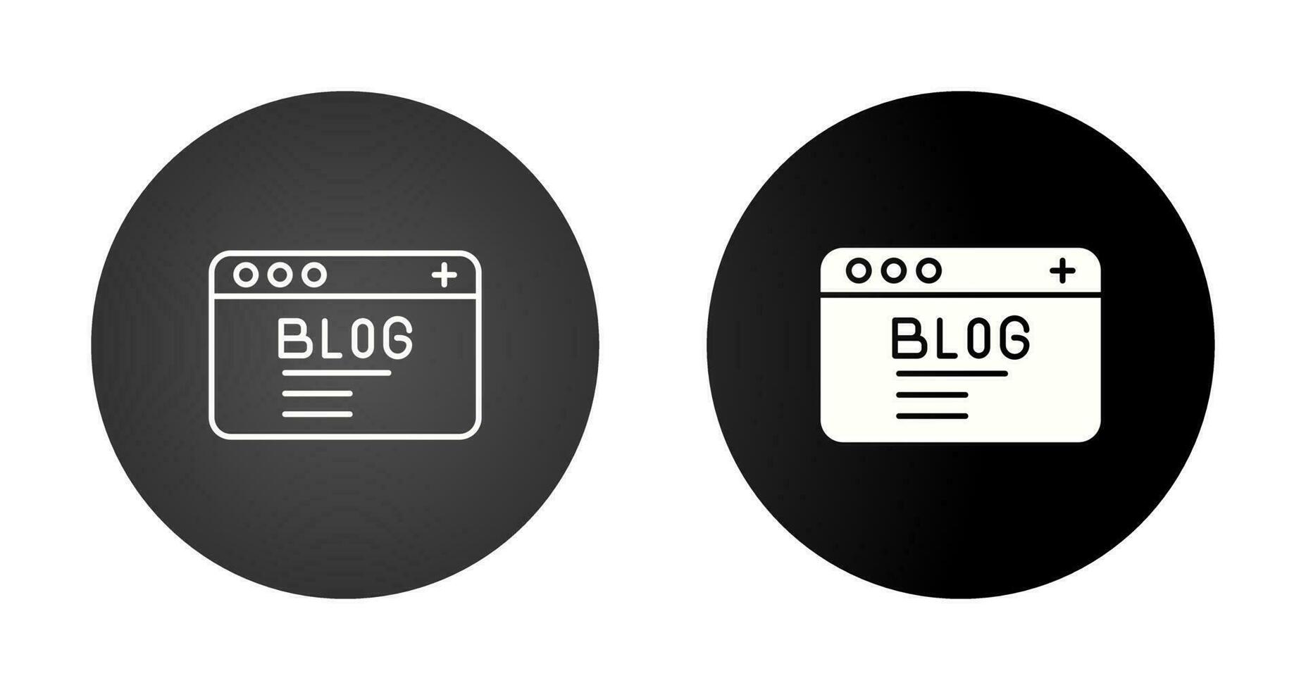 Blog Vector Icon