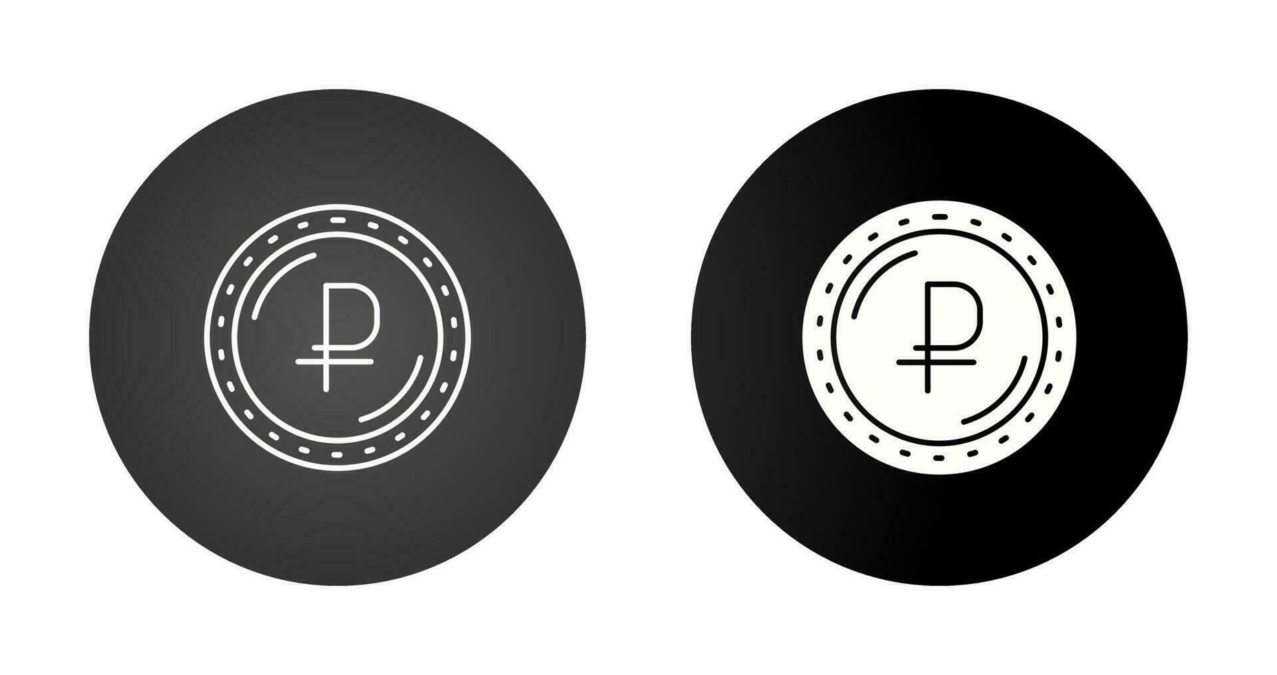 Ruble Currency Vector Icon