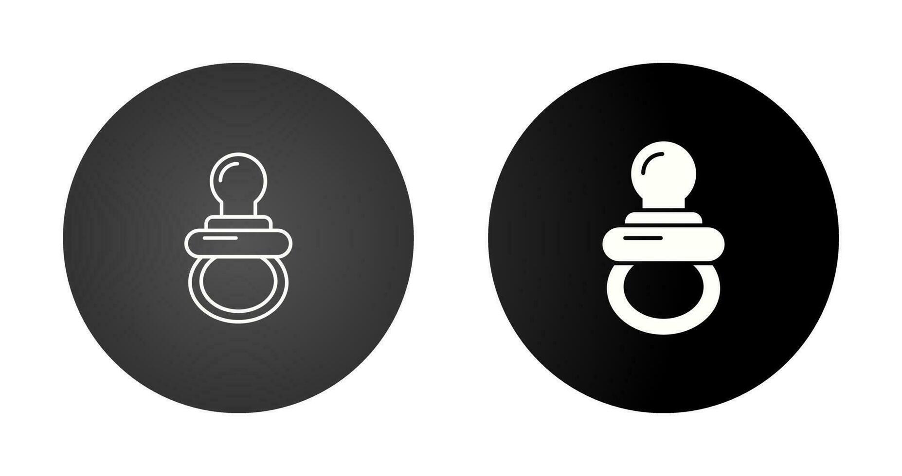 Pacifier Vector Icon
