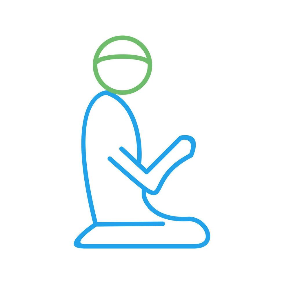 Praying Vector Icon