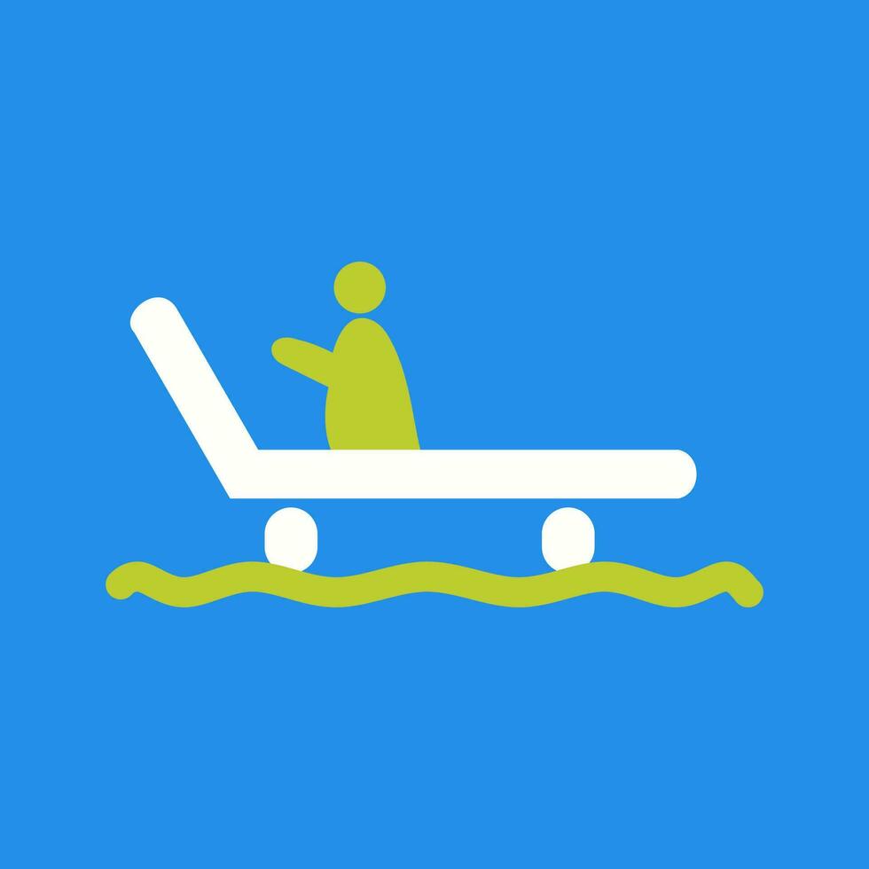 Riding Sled Vector Icon