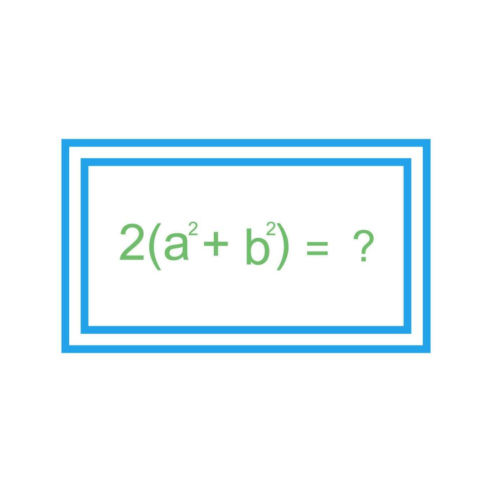 Solving Formula Vector Icon