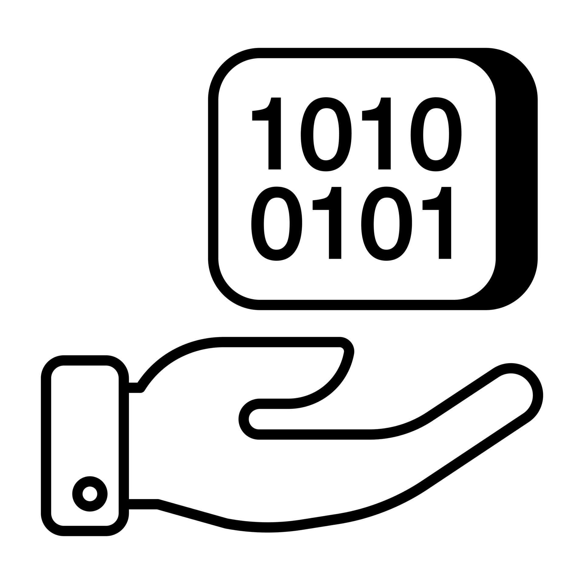 An icon design of binary code 23646972 Vector Art at Vecteezy