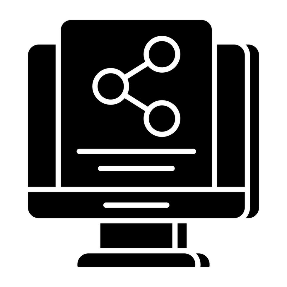 An icon design of share file vector