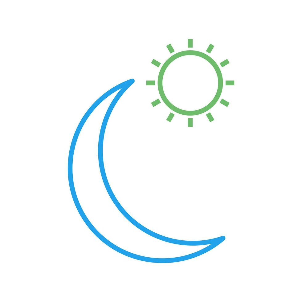 Sun and Planets Vector Icon