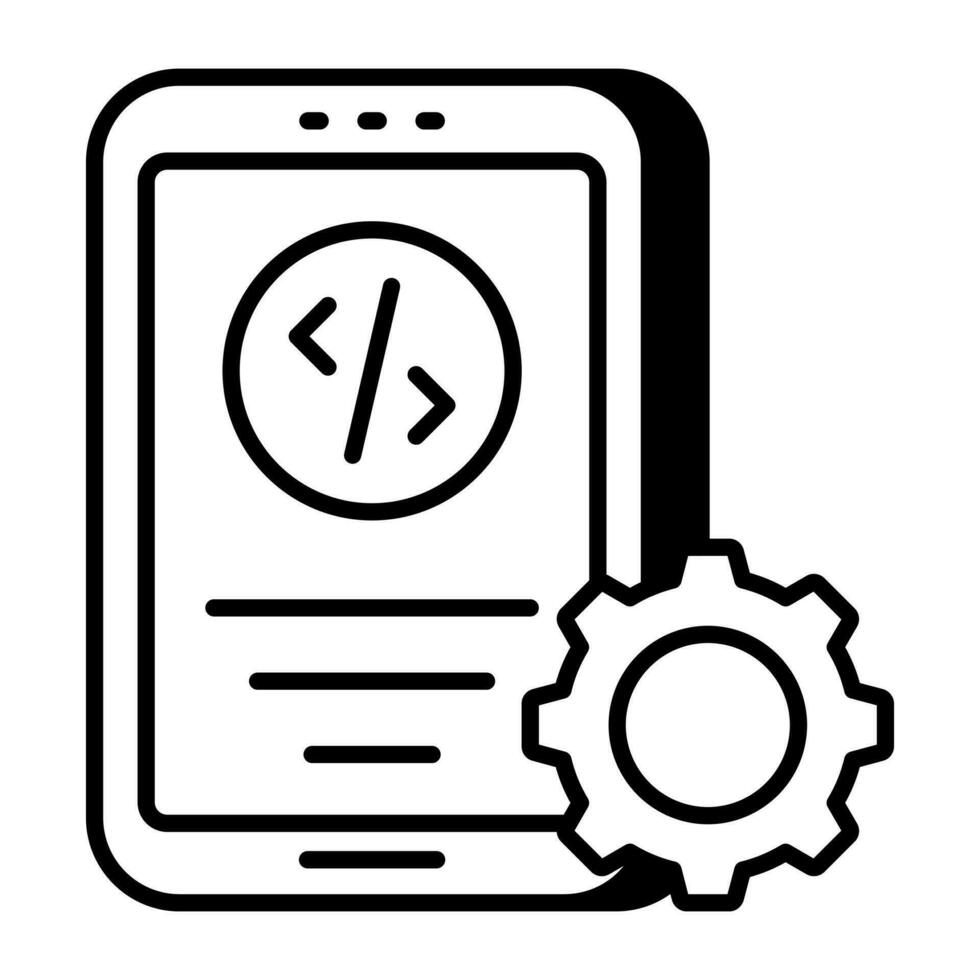 Vector design of mobile software development