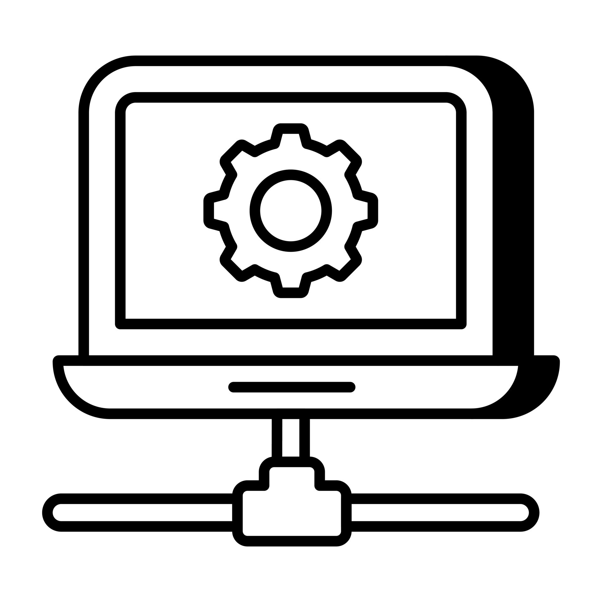A vector design of system management 23648061 Vector Art at Vecteezy