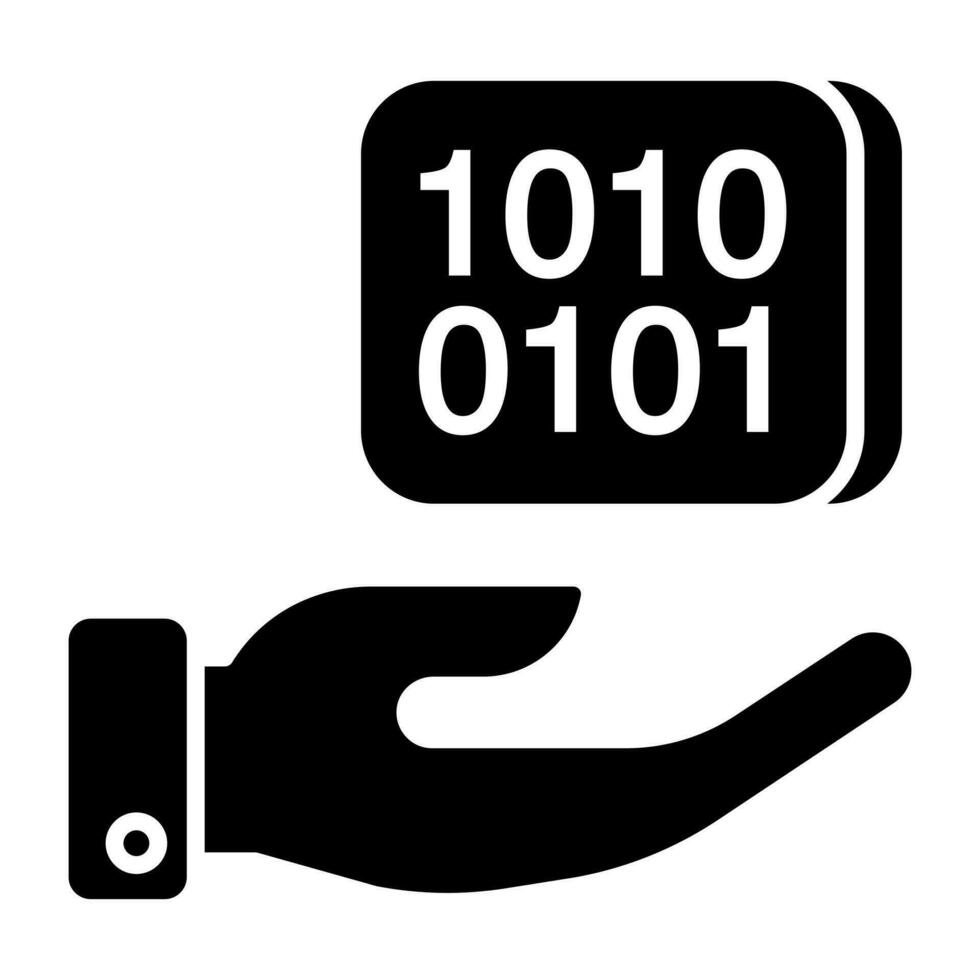 An icon design of binary code 23648166 Vector Art at Vecteezy