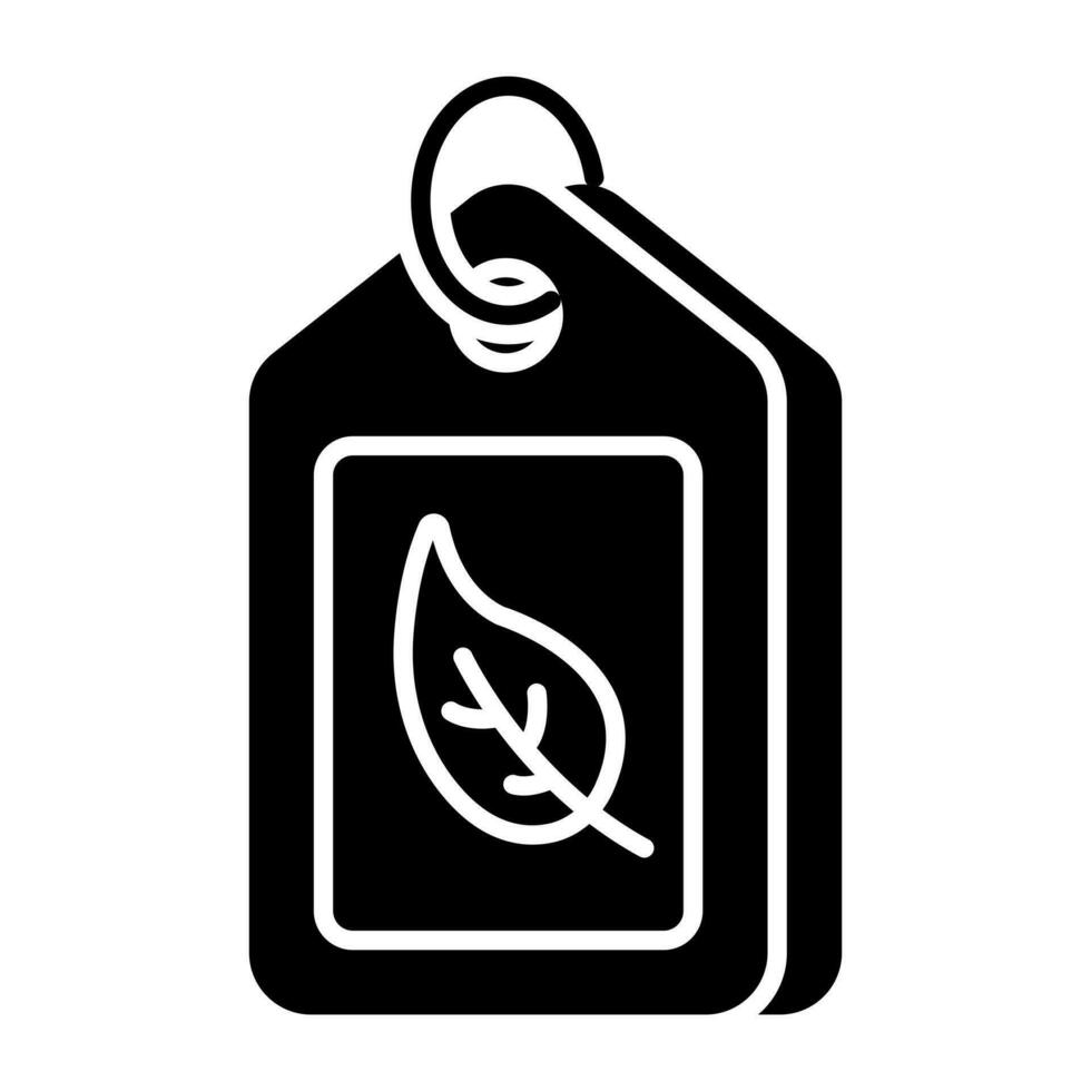 un icono diseño de eco etiqueta vector