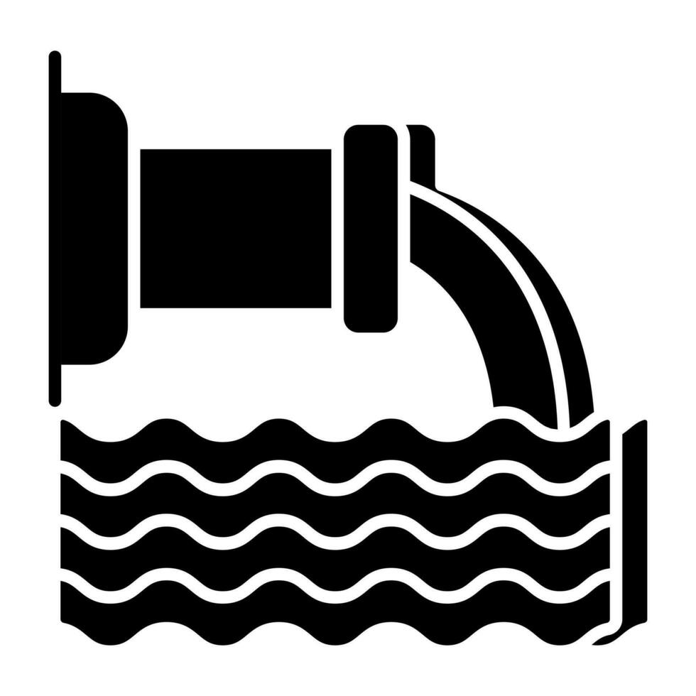 prima descargar icono de aguas residuales vector