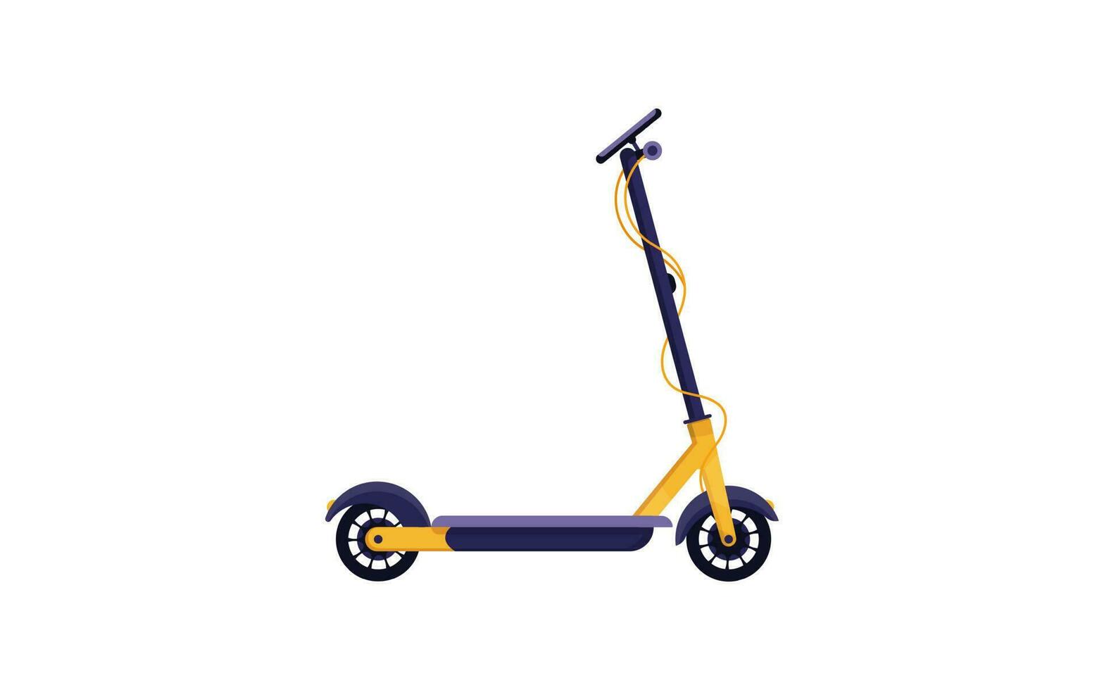 patada scooter. transporte vehículo deporte paseo juguete. vector ilustración en plano estilo