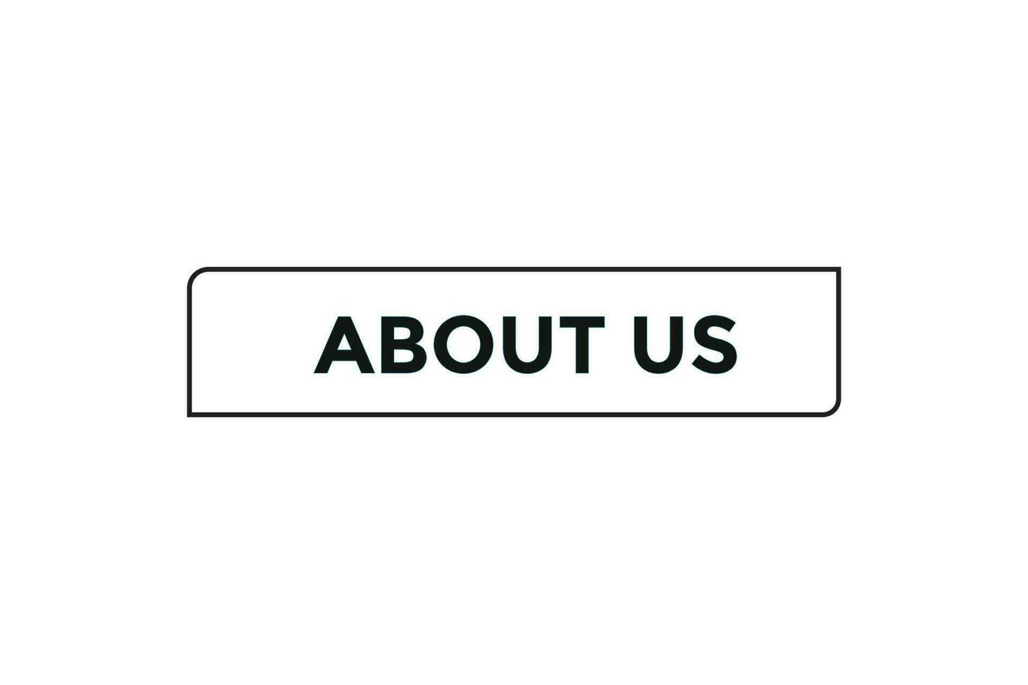 About us button web banner templates. Vector Illustration