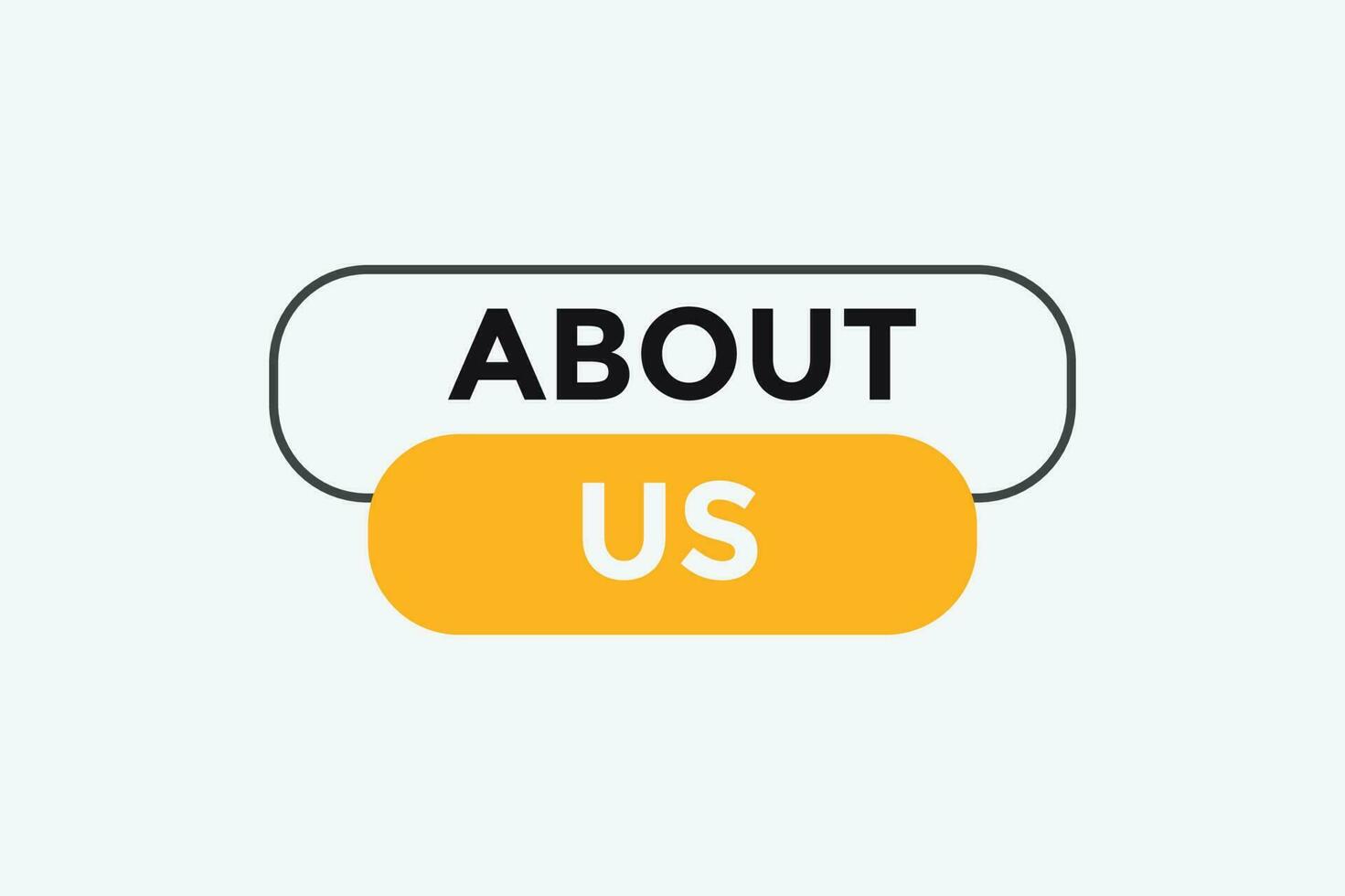 About us button web banner templates. Vector Illustration