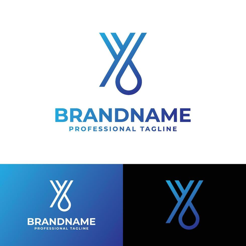 Letter Y Drop Logo, suitable for any modern business related Drop with