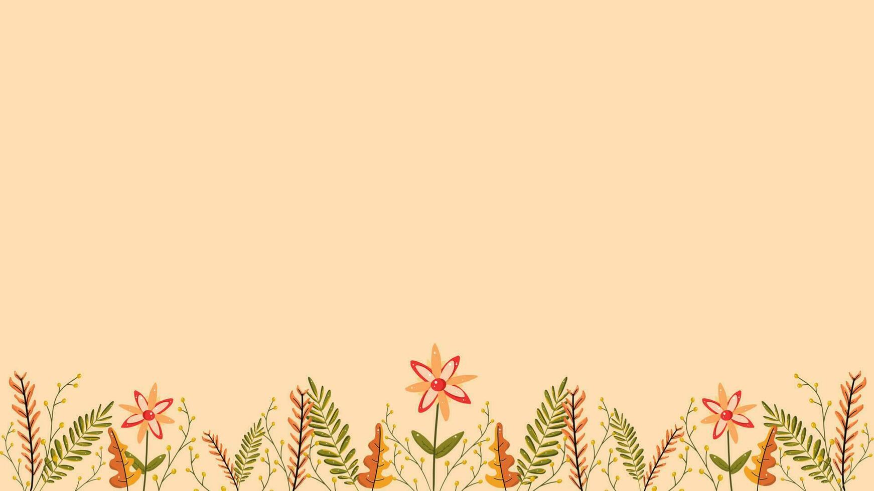 autumn background vector illustration