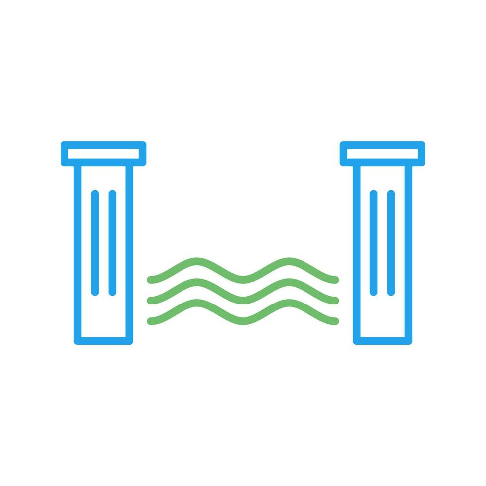 Water Dam Vector Icon