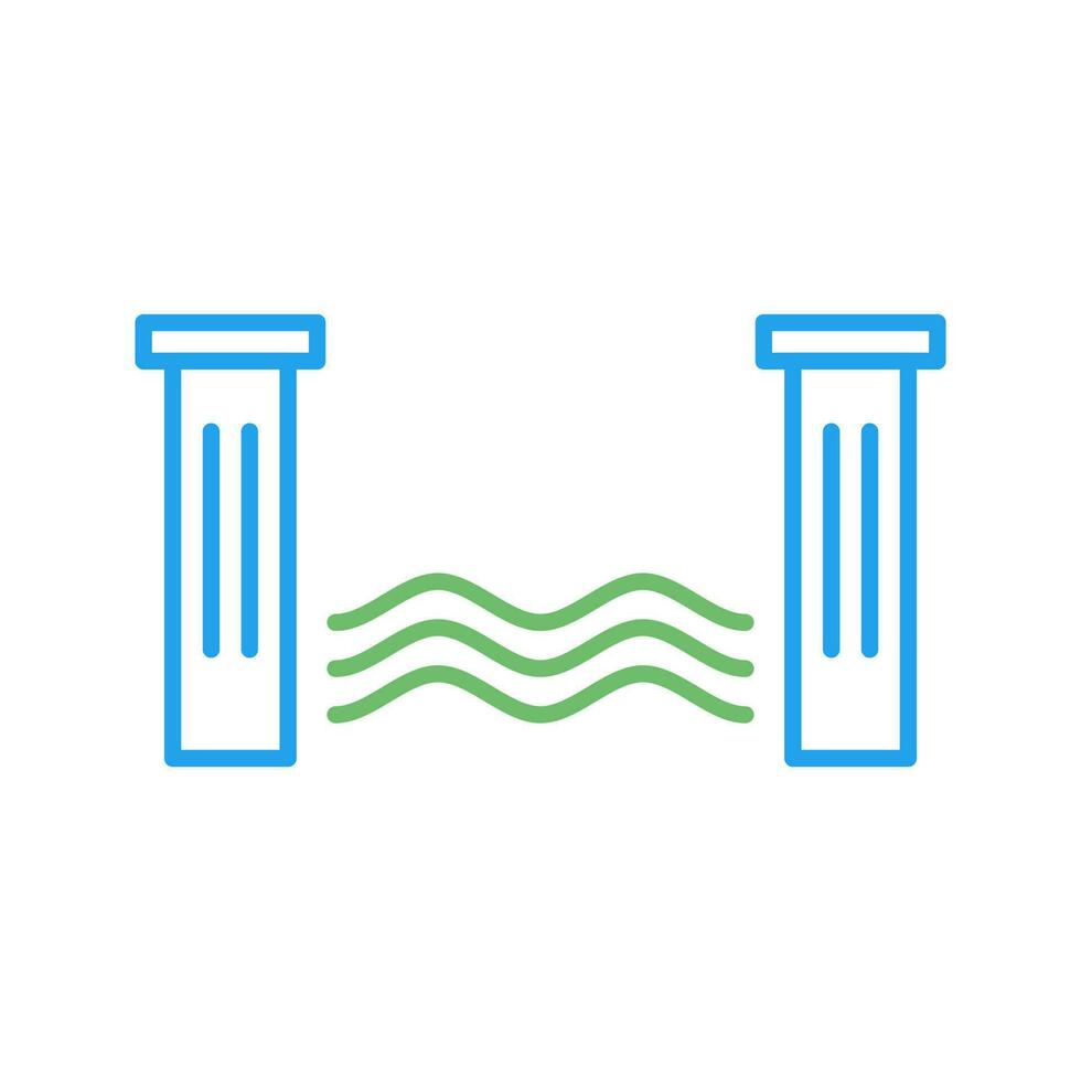 Water Dam Vector Icon